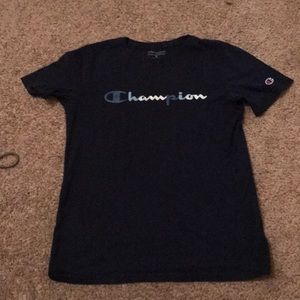 Navy Boys Xl Champion Tee